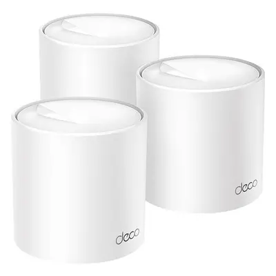 Sistem Wireless Mesh Gigabit TP-LINK Deco X50 AX3000, WI-Fi 6, Dual Band + Mbps, Buc, alb