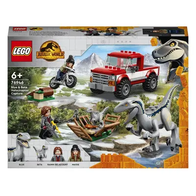 LEGO® Jurassic World - World Capturarea Velociraptorilor Blue si Beta 76946, piese