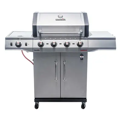 Gratar pe gaz din inox Char-Broil Performance PRO 4, grile din fonta, TRU-Infrared