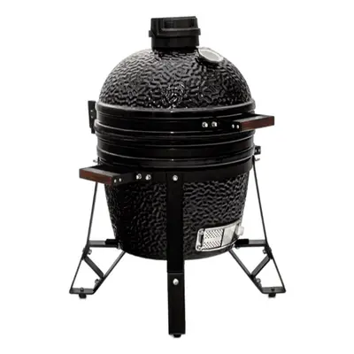 Gratar ceramic Kamado pe carbuni The Bastard Classic Compact, stand inclus, 78cm inaltime, diame