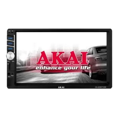 Player auto multimedia 2DIN Akai CA-2DIN7135S,display touchscreen inch, fara DVD, 4x25W, bluetoo