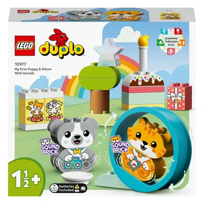 LEGO® DUPLO® - Primul meu catelus si primul meu pisoi cu sunete 10977, piese