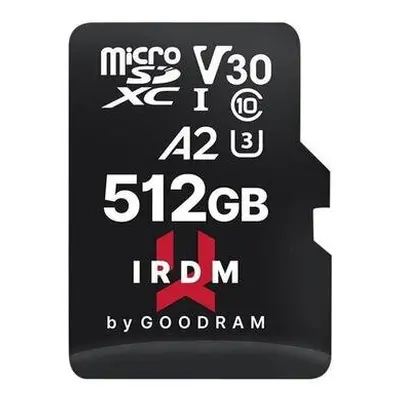 Card memorie Goodram micro Sd Irdm, 512GB, UHS-I U3 A2 + adaptor