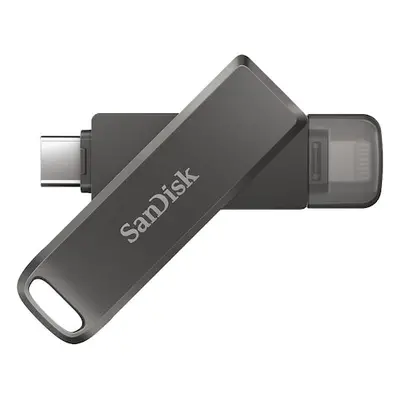 Memorie USB SanDisk iXpand Flash Drive Luxe 128GB, Type-C, Lightning connectors