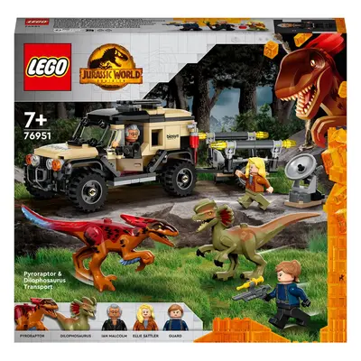 LEGO® Jurassic World - Transport de Piroraptor si Dilophosaurus 76951, piese