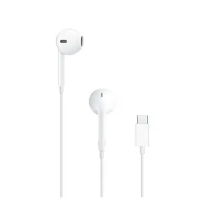 Casti APPLE EarPods, Cu Fir, In-ear, Microfon, Conector USB-C, alb