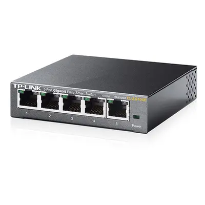 Switch TP-Link TL-SG105E, porturi Gigabit, Desktop, Easy Smart, 16Gbps Capacity, Tag- based VLAN