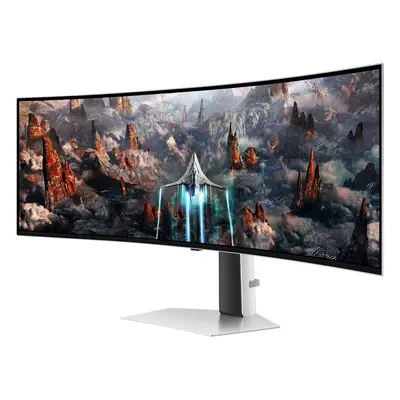 Monitor OLED Samsung Odyssey G9, 49", WQHD, Ecran curbat, FreeSync, 240Hz, 0.03Ms, Alb