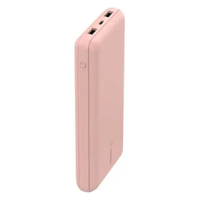 Baterie externa BELKIN BPB012btRG, 20000mAh, 1x USB-C, 2x USB-A, Roz