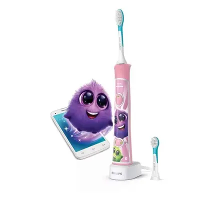 Periuta electrica sonica Philips Sonicare Kids HX6352/42, miscari/minut, moduri de curatare, con