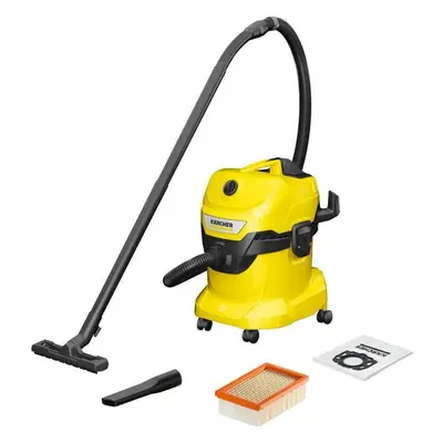 Aspirator umed/uscat Karcher WD V-20/5/22, 1000W, Galben/Negru