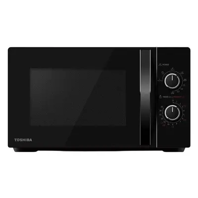 Cuptor cu microunde Toshiba MWP-MG20P(BK), 700W, litri, panou mecanic, trepte, grill, Negru