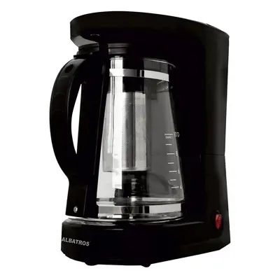 Cafetiera Albatros Dolce in 1, W, 1.2 l, capacitate cesti, infuzor pentru ceai, Negru