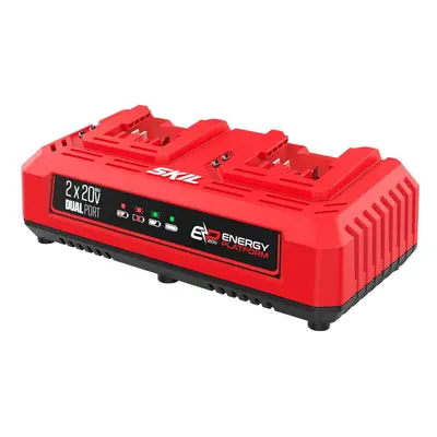 Incarcator dual pentru acumulatori SKIL CR1E3128AA, 2.4 A, V, 220V