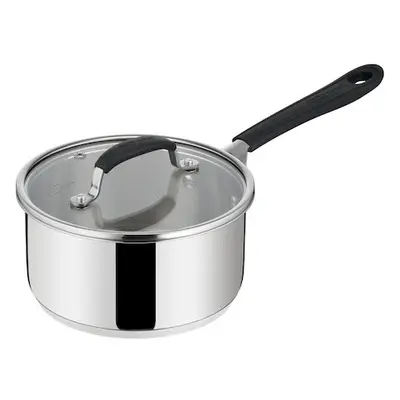 Oala cu capac Tefal Jamie Oliver Home Cook E3182375, inox, inductie, 18cm, 2.2