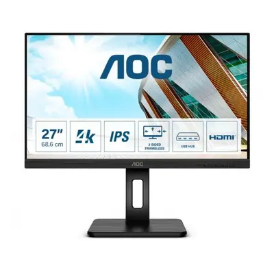 Monitor LED AOC U27P2CA, 27inch, 3840x2160, 4ms, Black