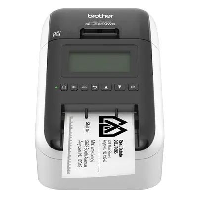 Imprimanta termica Brother QL-820NWB, Termic, Monocrom