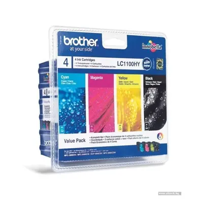 Pachet Brother LC1100 CMYK | DCP395CN/DCP585CW/DCP6690CW