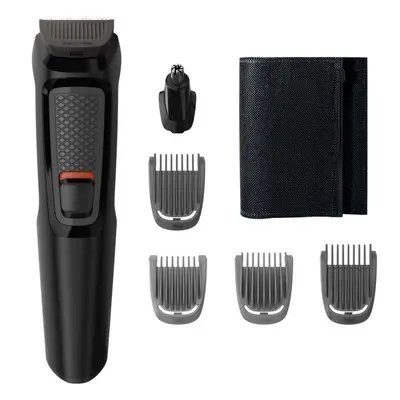 Kit de ingrijire in Philips Multigroom MG3710/15, fara fir, Lame cu ascutire automata, piepteni,