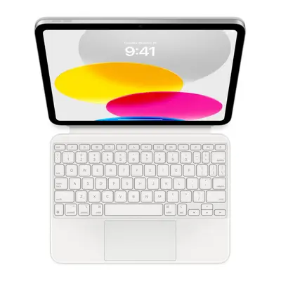 Husa/Stand Apple Magic Keyboard Folio pentru iPad de 10.9inch 10th generatie, White