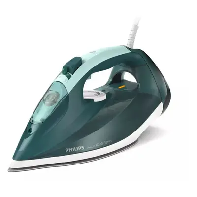 Fier de calcat Philips Seria DST7031/70, 2800W, 250g/min, 300ml, Talpa SteamGlide Plus, Verde-Al