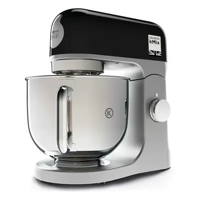 Mixer cu bol Kenwood kMiX KMX750BK, W, vas inox 5L, trepte viteza, accesorii patiserie, negru-ar