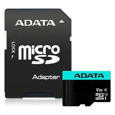 Card de memorie ADATA V30S 256GB Premier Pro MicroSDXC Clasa UHS-I U3 + Adaptor SD