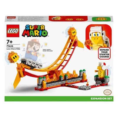 LEGO® Super Mario - Set de extindere Plimbare pe valul de lava 71416, piese