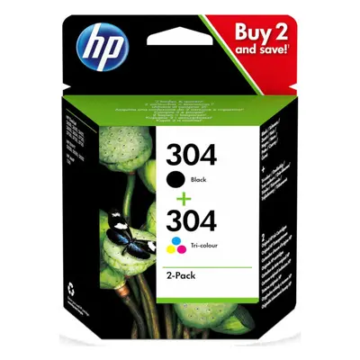 HP Cartus Imprimanta 2-pack Black/Tri-color Original