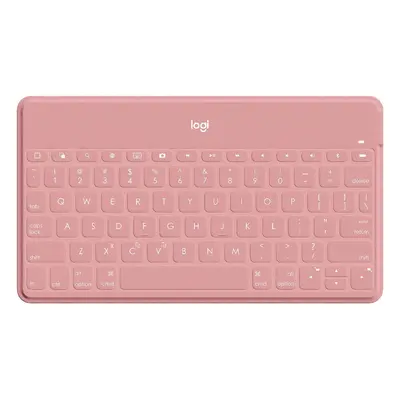 Logitech Tastatura Bluetooth Keys-To-Go, Layout US, Blush Pink pentru iPad