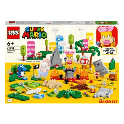 LEGO® Super Mario - Set de creator Cutia de unelte pentru creativitate 71418, piese