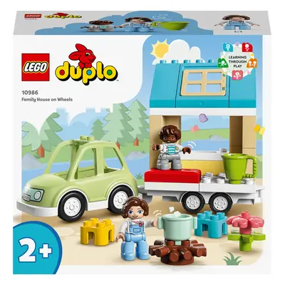 LEGO® DUPLO - Casa de familie pe roti 10986, piese