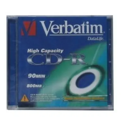 Blank Cd-R Verbatim Datalife 800mb High Capacity Jc (Pret La Buc.)