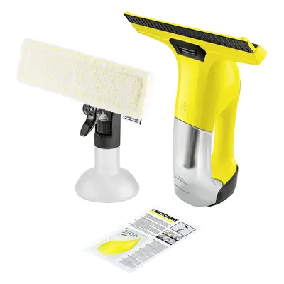 Aspirator de geamuri Karcher WV 6, Li-Ion, rezervor 0.15 L, sticla pulverizare cu laveta din mic