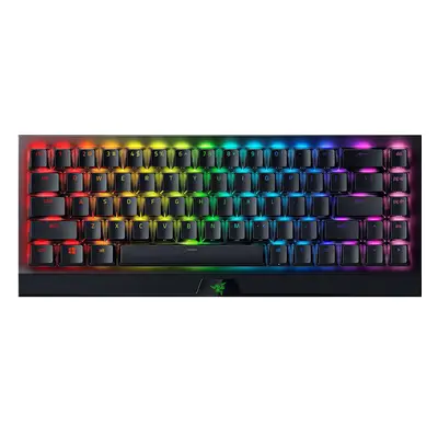 Tastatura mecanica Razer BlackWidow V3 Mini HyperSpeed, Editia Phantom, Switch-uri galbene, Layo