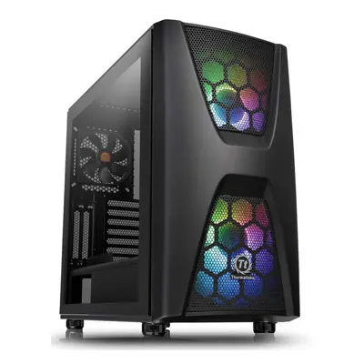 Carcasa PC gamer Thermaltake Commander C34 TG Snow ARGB, alb