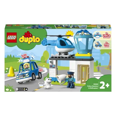 LEGO® DUPLO® - Sectie de politie si elicopter pentru salvare 10959, piese