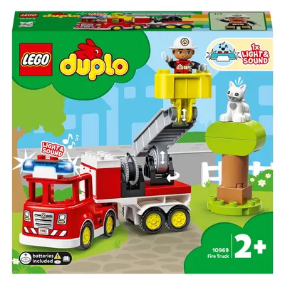 LEGO® DUPLO® - Camion de pompieri pentru salvare 10969, piese