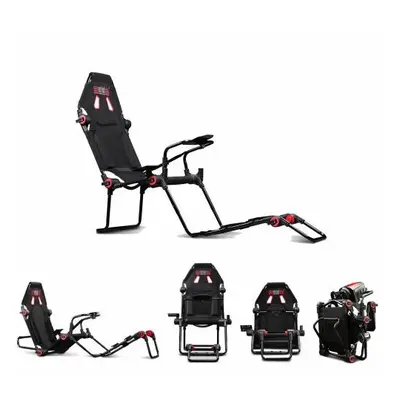 Scaun gaming Next Level Racing Simulator F-GT LITE Cockpit, Negru\Rosu