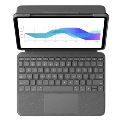 Logitech Husa protectie cu tastatura Folio Touch Oxford Grey pentru iPad Pro inch (1st/2nd Gen.)