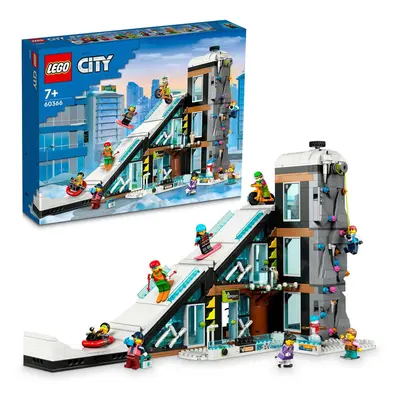 LEGO® City - Centru de schi si escalada 60366, piese