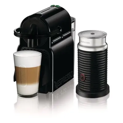 Pachet Espressor Nespresso De'Longhi Inissia EN80.BAE, 1450W, Bar + Aparat pentru spumare lapte 