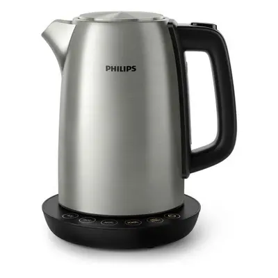 Fierbator Philips HD9359/90, W, 1.7 L, control temperatura, Negru