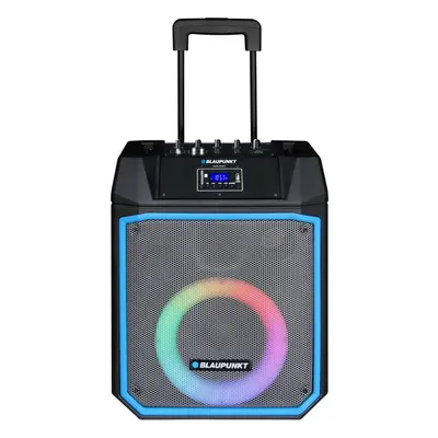 Boxa portabila Blaupunkt MB08.2, Bluetooth, Karaoke, 600W, Negru/Albastru