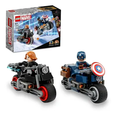 LEGO® Super Heroes - Motocicletele lui Black Widow si Captain America 76260, piese