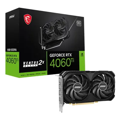 Placa video MSI GEFORCE RTX TI VENTUS 2X BLACK 8G OC, 8GB GDDR6, 128-bit