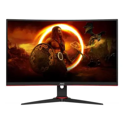 Monitor Gaming VA LED AOC 27" C27G2E/BK, Full HD (1920 x 1080), VGA, HDMI, DisplayPort, Ecran Cu