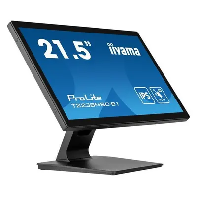 Monitor IPS LED IIYAMA 21.5" T2238MSC-B1, Full HD (1920 x 1080), HDMI, DisplayPort, Boxe, Touchs