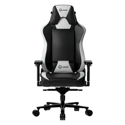 Scaun gaming LORGAR Base 311, Negru-Alb