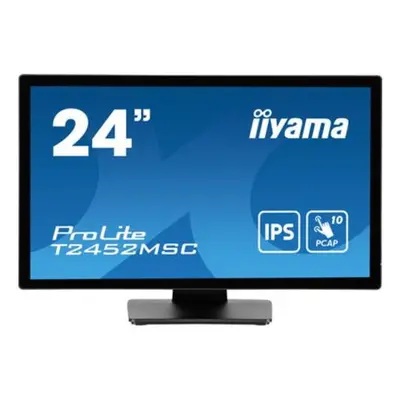 Monitor IPS LED iiyama ProLite 23.8" T2452MSC-B1, Full HD(1920 x 1080), HDMI, DisplayPort, Boxe,